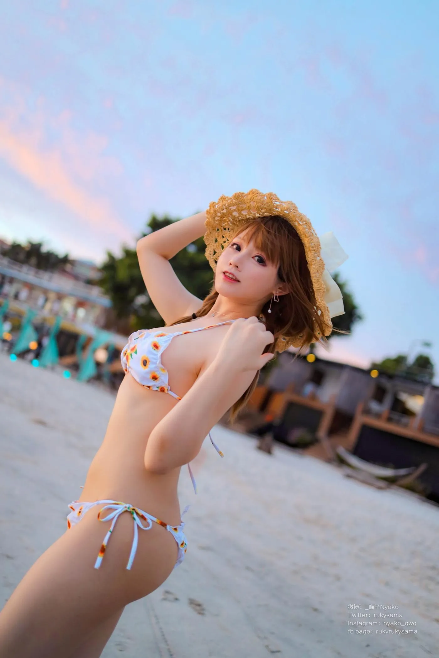Nyako喵子 – NO.57 向日葵比基尼 [66P]插图9
